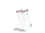 Socken TOMMY HILFIGER "TH KIDS ICONIC SPORTS SOCK 2P", Mädchen, Gr. 31-34, weiß, Baumwollmischung, normal, Socken Socken