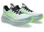 Laufschuh ASICS "GEL-NIMBUS 28", Herren, Gr. 42, cold moss, illuminate grün, Synthetik, Schuhe Laufschuh, mit Knit-Obermaterial, mit FF BLAST PLUS Dämpfung