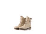 TOM TAILOR DENIM Damen Wasserfeste Stiefel mit Fütterung, beige, Uni, Gr. 36