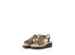 TOM TAILOR Damen Sandalen mit Keilabsatz, schwarz, Uni, Gr. 40