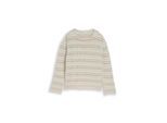 TOM TAILOR Damen Loose Fit Strickpullover mit Streifenmuster, blau, Gestreift, Gr. M