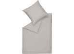 Bettwäsche ESPRIT "Washed Cotton", grau, B/L: 200cm x 200cm, 1 Stk., 1 Stk., Renforcé, B/L: 80cm x 80cm & 80cm x 80cm, 3 Stk., Renforcé, Obermaterial: 100% Baumwolle, Bettwäsche, Bettwäsche, Renforcé Qualität