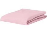 Spannbettlaken ESPRIT "SHEET", rosa, B:100cm L:200cm, Jersey-Elasthan, Obermaterial: 95% Baumwolle, 5% Elasthan, Bettlaken, Spannbettlaken, mit Gummizug
