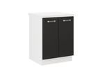 Küchen Unterschrank 60 cm für das Modell „Omega 240 Schwarz + Weiss“
