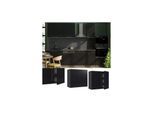 Vicco Hängeschrank Fame-Line Anthrazit Schwarz gestreift 80 cm