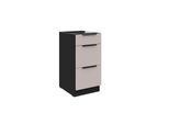 Küchen Unterschrank 40 cm Küche ARONA Kaschmir beige Soft-Close Küchenzeile