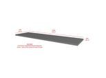 Arbeitsplatte 210cm 38mm Anthrazit matt Küche Nessa Scandi Old Style Ava-AR Luna