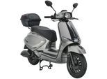 Alpha Motors Motorroller Napoli 125 ccm 85 km/h EURO 5+ silber-schwarz inkl. Topcase