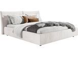 Polsterbett HOME AFFAIRE "Priora in 4 Breiten bis 200cm", silber, B:172cm H:100cm L:250cm, 95% Polyester / 5% Nylon, Betten, Polsterbett, auch in NaturLEDER, Cord, belastbar bis 280kg, auch Überlänge 220 cm