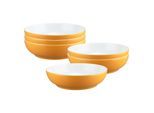 Schale SELTMANN WEIDEN "Foodbowls Liberty Pure Colors ø 25 cm 6er Set", orange (mango orange), L:25,4cm, Schüsseln, Schale, Spülmaschinenfest, Mikrowellensicher, Ofenfest