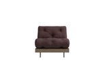 Daybett KARUP DESIGN "Roots Sofa Bed, Schlafsofa, Daybett, Bettfunktion, FSC-Massivholz", braun, B:90cm H:85cm, Bezug: 80% Baumwolle, 20% Polyester, Daybetten, Daybett, Inkl. Futonmatratze. Mehrere Größen & Farben, Made in Europe