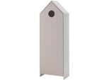Kleiderschrank VIPACK "Casami, mit Soft-Close, viel Stauraum, TOP modern", bunt (weiß, pink), B:57,6cm H:171,3cm T:37cm, Holzwerkstoff, Schränke, Kleiderschrank, als Kleider-/Wäscheschrank nutzbar, universell einsetzbar