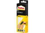 Heißklebepatronen Pattex® Hotmelt, geeignet für Heißklebepistolen, Schmelztemperatur 200°C, B 68 x T 200 x H 28 mm, transparent, 10 Stück