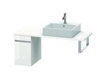 Duravit DuraStyle Waschtisch-Unterschrank DS532000718 30 x 47,8 cm, betongrau/weiß matt, für Konsole, 1 Auszug
