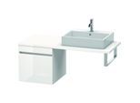 Duravit DuraStyle Waschtisch-Unterschrank DS533202143 50 x 54,8 cm, nussbaum dunkel/basalt matt, für Konsole, 1 Auszug