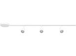 EGLO LED Deckenleuchte "EASYT SET 3 SPOTS System - Alu, Kunststoff - GU10 - 3X10W - IP20", weiß, 3, H: 14cm, 1 Stk., Leuchten, Schienensystem, Deckenleuchte Schienenleiste, L102 x B5,5 x H14 cm, LED Deckenleuchte
