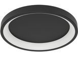 EGLO LED Deckenleuchte "LORETELLO-Z Deckenlampe - Stahl - LED - 19,6W - IP20", schwarz, 1, Ø 35cm H: 7,5cm, 1 Stk., Leuchten, Wohzimmerlampe, Esszimmerlampe, Flur, Schlafzimmer, H7,5 x Ø35 cm, LED Deckenleuchte