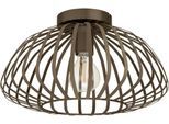 EGLO LED Deckenleuchte "ESPINAL Deckenlampe - Stahl - E27 - 1X40W - IP20", bronze, 1, Ø 38,5cm H: 22cm, 1 Stk., Leuchten, Wohzimmerlampe, Esszimmerlampe, Flur, Schlafzimmer, H22 x Ø38,5 cm, LED Deckenleuchte