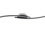 EGLO LED Deckenleuchte "LUNGOLAGO Deckenlampe - Stahl - LED - 12W - IP20", schwarz, 1, H: 6cm, 1 Stk., Leuchten, Wohzimmerlampe, Esszimmerlampe, Flur, Schlafzimmer, L74 x B14 x H6 cm, LED Deckenleuchte