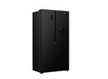 GORENJE Side-by-Side "NRS917E41", Energieeffizienz: E (A-G), schwarz (schwarz inox), Wasserspender, Kühlschränke, MultiAirFlow-System, Topseller