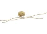 EGLO Deckenleuchte "RONCADE 2 Wand- / Deckenlampe - Stahl, Alu - LED - 37W - IP20", hellbraun, 1, H: 18,5cm, 1 Stk., Leuchten, Wohzimmerlampe, Esszimmerlampe, Flur, Schlafzimmer, L110xB16xH18,5 cm, Deckenleuchte