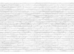 Fototapete KOMAR "Vlies - Brick Wall - Größe 368 x 248 cm", schwarz, B:3,68m L:2,48m, Vlies, Tapeten, Wohnzimmer, Schlafzimmer