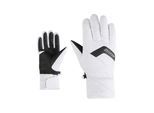 Multisporthandschuhe ZIENER "KARION-Z AS glove lady", Damen, Gr. 6, weiß, Materialmix, Handschuhe