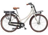 E-Bike TELEFUNKEN "Multitalent RT540" Gr. 50, weiß (creme, weiß), Elektrofahrräder, 50cm, 28 Zoll (71,12cm), Pedelec, Elektrofahrrad für Damen u. Herren