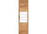 Kleiderschrank HOME AFFAIRE "Chamara", beige (natur), B:63cm H:218cm T:65cm, Schränke, Kleiderschrank, aus massivem Eichenholz, in unterschiedlichen Breiten, Höhe 218 cm