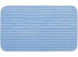 Badematte GÖZZE "Berlin", blau (hellblau), H:7mm, Polyester, Badematten, Badematte, Badteppich, Uni Farben, Cord Optik, waschbar