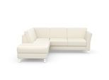 Ecksofa SIT & MORE "Visby L-Form", beige (linen), B:248cm H:87cm T:213cm, Sofas, Ecksofa, Wahlweise mit Bettfunktion und Stauraum, frei im Raum stellbar