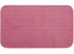 Badematte GÖZZE "Berlin", rosa (altrosa), H:7mm, Polyester, Badematten, Badematte, Badteppich, Uni Farben, Cord Optik, waschbar