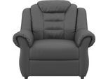 Sessel HOME AFFAIRE "Boston", braun (fango), H:102cm T:101cm, 64% Polyurethan, 25% Polyester, 11% Baumwolle, Sessel, Sessel, mit hoher Rückenlehne