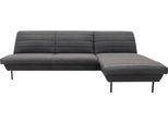 Ecksofa "LOOKS IX L-Form", blau (blau, grau), B:274cm H:92cm T:168cm, 70% Polyester (recycelt), 30% Polyester, LOOKS BY WOLFGANG JOOP, Sofas, Ecksofa, Quersteppung, ohne Armlehnen