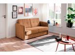 Schlafsofa HOME AFFAIRE "Milano", gelb (curry), B:147cm H:89cm T:87cm, 100% Polyester, Sofas, Schlafsofa, zwei einzeln ausziehbare Liegefunktionen