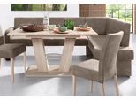 Eckbank HOME AFFAIRE "Umag", braun (schlamm), B:210cm H:89cm T:160cm, 100% Polyester Primabelle ( Microfaser );100% Polyester Duncan ( Luxus-Microfaser), Sitzbänke, Eckbank, 210 x 60 cm