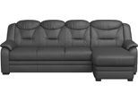 Ecksofa COTTA "Marcus L-Form", grau (fango), B:257cm H:99cm T:162cm, 64% Polyurethan, 25% Polyester, 11% Baumwolle, Sofas, Ecksofa, wahlweise mit Bettfunktion