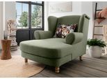 Loveseat HOME AFFAIRE "Tassilo", grün, B:121cm H:107cm T:147cm, 100% Polyester, Sessel, Loveseat