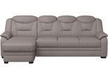 Ecksofa COTTA "Marcus L-Form", beige (sand), B:262cm H:99cm T:162cm, 64% Polyurethan, 25% Polyester, 11% Baumwolle, Sofas, Ecksofa, wahlweise mit Bettfunktion