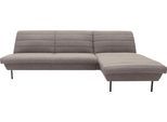 Ecksofa "LOOKS IX L-Form", beige (beige, braun), B:274cm H:92cm T:168cm, 70% Polyester (recycelt), 30% Polyester, LOOKS BY WOLFGANG JOOP, Sofas, Ecksofa, Quersteppung, ohne Armlehnen