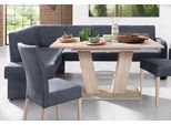Eckbank HOME AFFAIRE "Umag", blau, B:210cm H:89cm T:160cm, 100% Polyester Primabelle ( Microfaser );100% Polyester Duncan ( Luxus-Microfaser), Sitzbänke, Eckbank, 210 x 60 cm