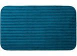 Gözze "Berlin" Höhe 7 mm rutschhemmend beschichtet fußbodenheizungsgeeignet Badteppich, Uni Farben, Cord Optik, waschbar