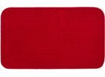 Badematte GÖZZE "Berlin", rot (bordeaux), H:7mm, Polyester, Badematten, Badematte, Badteppich, Uni Farben, Cord Optik, waschbar