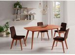 Esstisch HOME AFFAIRE, braun (kirsch, kirsch, kirsch), B:140cm H:75cm T:80cm, Tische, Esstisch, Breite 140 cm und 180 cm