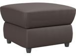 Hocker HOME AFFAIRE "Boston", braun (mud), B:68cm H:45cm T:68cm, 64% Polyurethan, 25% Polyester, 11% Baumwolle, Hocker, Hocker, mit Stauraum
