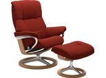 Relaxsessel STRESSLESS "Mayfair", rot (rot dinamica), B:83cm H:102cm T:74cm, Leder BATICK: BATICK ist ein leicht korrigiertes, durchgefärbtes und genarbtes Möbelleder, bei dem die meisten Unebenheiten und Spuren in der Regel entfernt wurden.;Leder PALOMA: PALOMA ist ein durchgefärbtes Semianilin-Möbelleder mit natürlicher Narbung.;ROHLEDER Stoff Q2 FARON: Ein fester zuverlässiger Bouclé mit einem