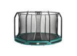 SALTA Premium Ground Trampolin ca. 427 cm - Rund Grün - versch. Ausführungen