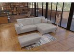 Ecksofa SIT & MORE "Bolero L-Form", silber, B:290cm H:88cm T:178cm, 95%Polyester 5%Polyamid, Sofas, Ecksofa