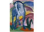Wandbild ARTLAND "Blaues Pferd I. 1911.", bunt (farbe bild(er): bunt), B:30cm H:40cm, Bilder, als Leinwandbild, Poster in verschied. Größen