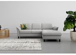 Ecksofa SIT & MORE "Maggiore L-Form", grau, B:258cm T:173cm, 95% Polyester, 5% Polyamid, Sofas, Ecksofa, wahlweise mit Kopfteilverstellung, Bettfunktion und Bettkasten